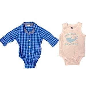 Baby Gap 3-6 Month Bodysuit Bundle (2)